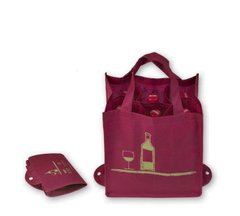 Non Woven PP Foldable Wine Bag