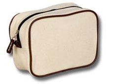 PE Coated Canvas travel kit